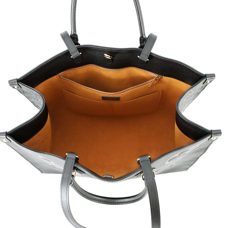 ルイヴィトン トートバッグ モノグラム・アンプラント オンザゴー GM M44925 ヴィトン バッグ 2way ショルダーバッグ 黒 ブラック