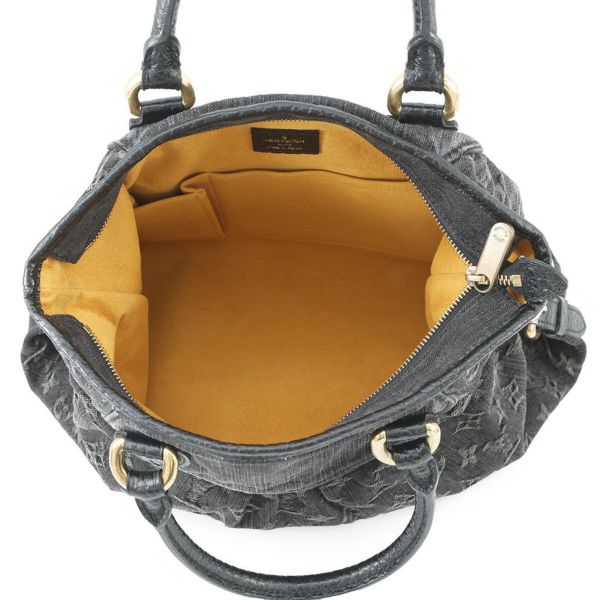 ルイヴィトン ハンドバッグ モノグラム・デニム ネオ・カビィ MM M95351 ヴィトン バッグ 2way ショルダーバッグ 黒 ブラック