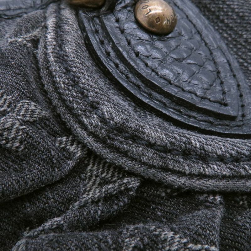 ルイヴィトン ハンドバッグ モノグラム・デニム ネオ・カビィ MM M95351 ヴィトン バッグ 2way ショルダーバッグ 黒 ブラック