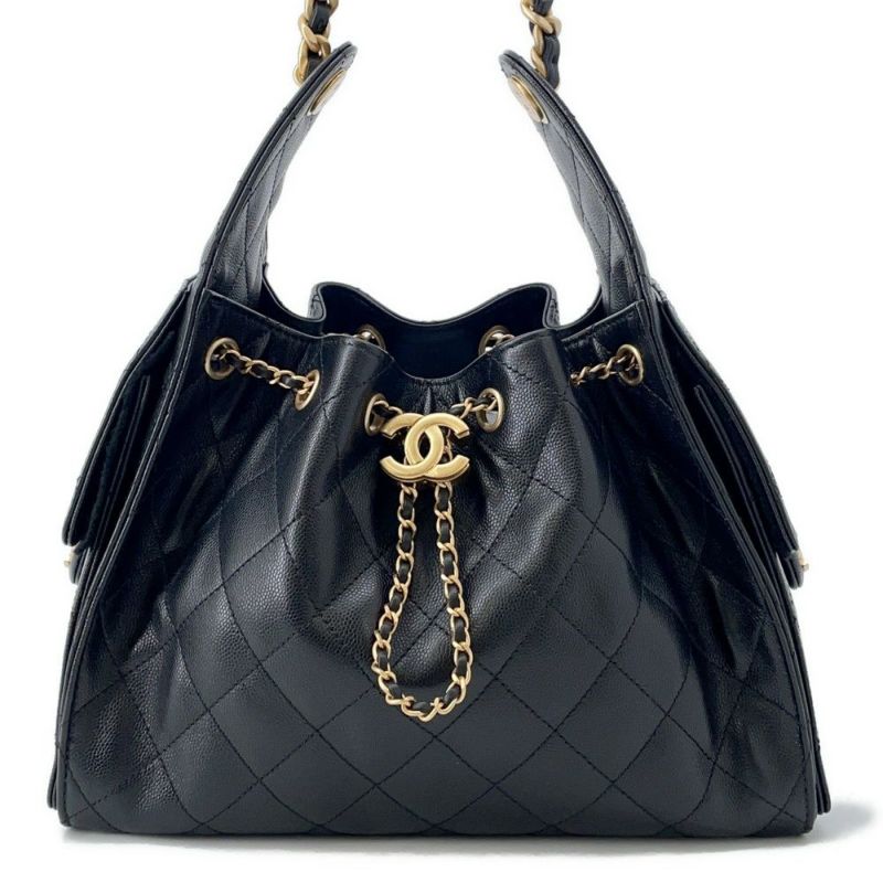 シャネル チェーンショルダーバッグ ココマーク マトラッセ CHANEL 25 スモール AS5293 CHANEL 黒