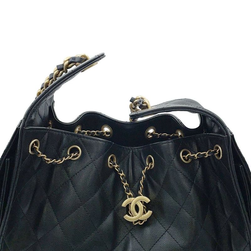 シャネル チェーンショルダーバッグ ココマーク マトラッセ CHANEL 25 スモール AS5293 CHANEL 黒