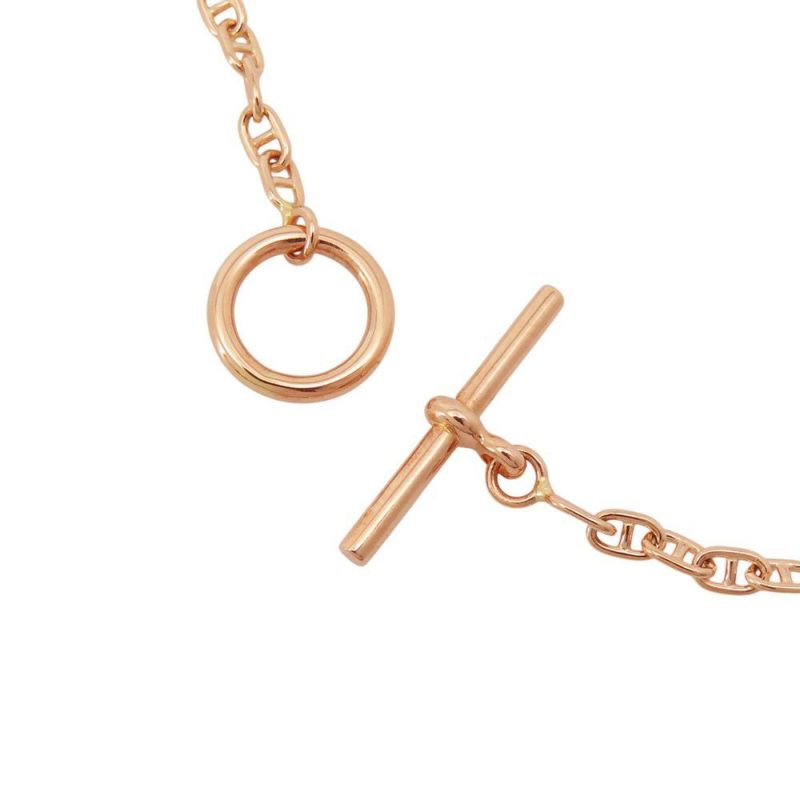 エルメス ブレスレット シェーヌダンクル ニューファランドール K18PGピンクゴールド サイズSH HERMES ジュエリー