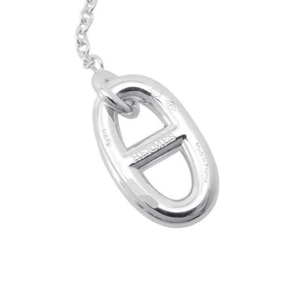 エルメス ピアス シェーヌダンクル ファランドールMM SV925シルバー HERMES ジュエリー