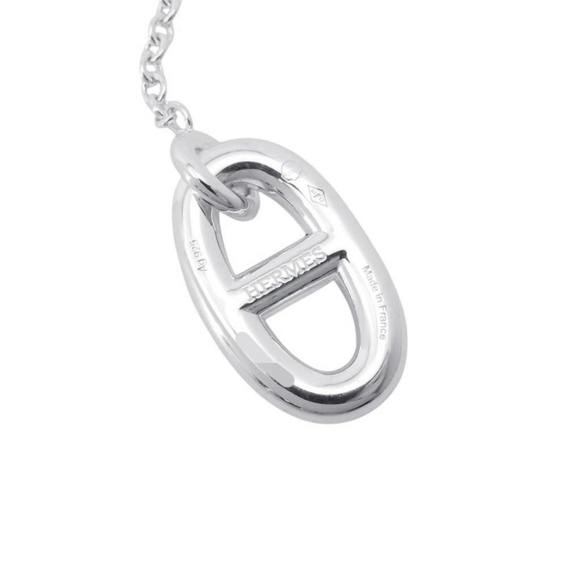 エルメス ピアス シェーヌダンクル ファランドールMM SV925シルバー HERMES ジュエリー