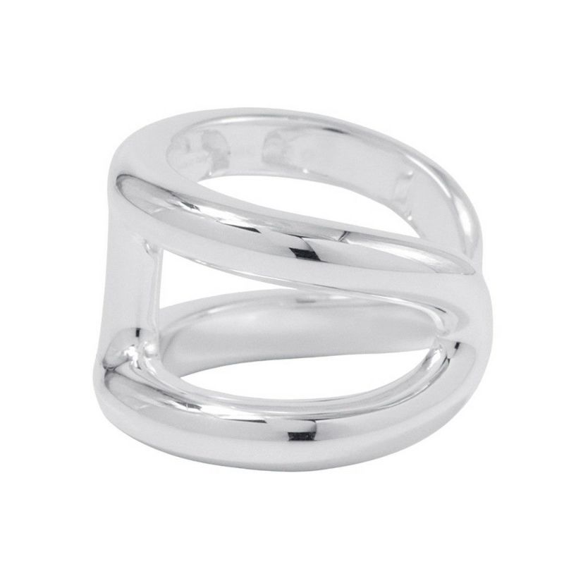 エルメス リング オスモズGM Osmose SV925シルバー リングサイズ56 HERMES ジュエリー 指輪