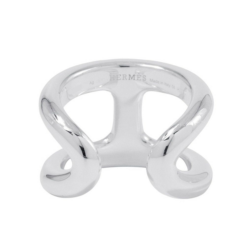 エルメス リング オスモズGM Osmose SV925シルバー リングサイズ56 HERMES ジュエリー 指輪