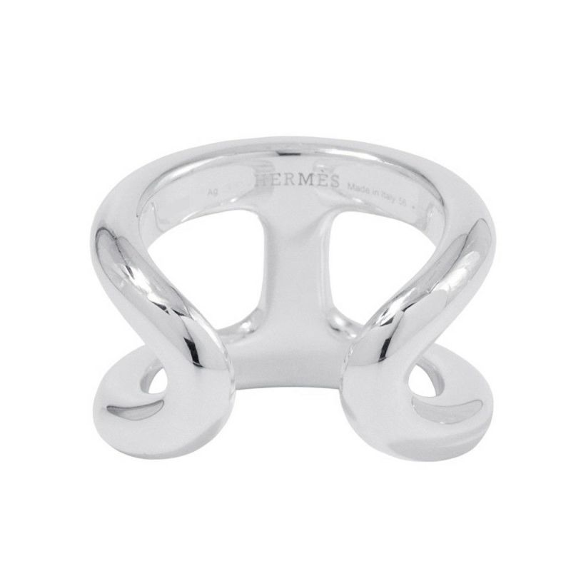 エルメス リング オスモズGM Osmose SV925シルバー リングサイズ56 HERMES ジュエリー 指輪