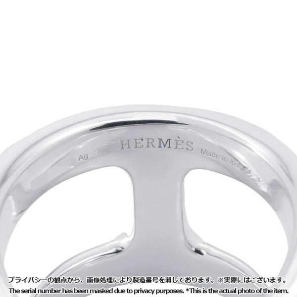 エルメス リング オスモズGM Osmose SV925シルバー リングサイズ56 HERMES ジュエリー 指輪