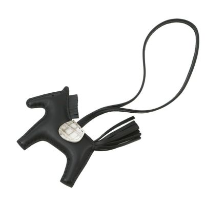 エルメス バッグチャーム ロデオPM タッチ セサミ/ヒマラヤ ラムスキン