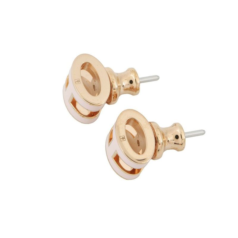 エルメス ピアス ミニ・ポップアッシュ ローズドラジェ/ピンクゴールド金具 Hモチーフ HERMES Pop H ポップH ピンク