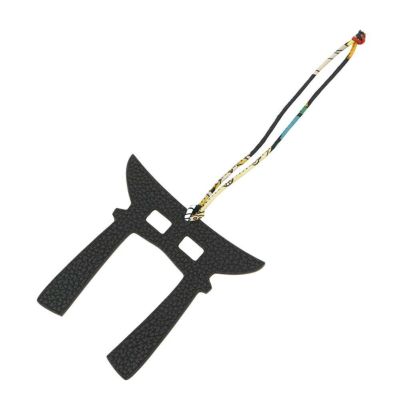 エルメス バッグチャーム シュバル トレッセ ブラック/ナタ エプソン K