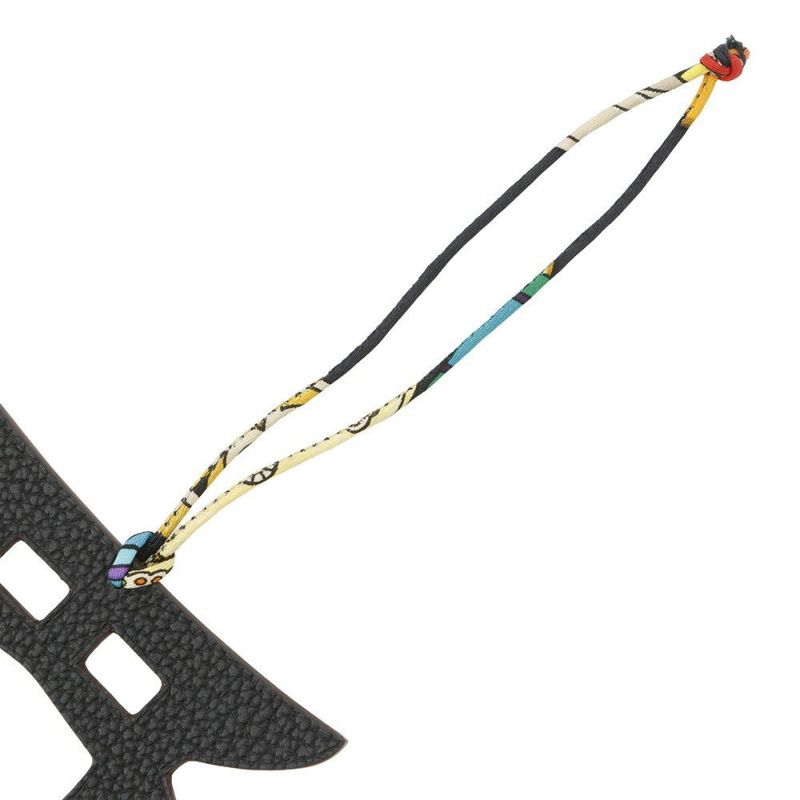 エルメス チャーム プティアッシュ 鳥居 マルチカラー エプソン HERMES バッグチャーム