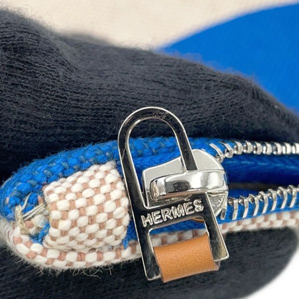 エルメス フラットポーチ シェーヌダンクル ヨッティング コットン HERMES