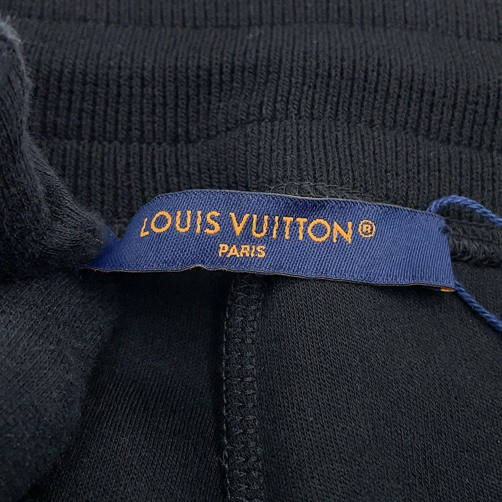 ルイヴィトン パンツ ダブルフェイストラベルショーツ メンズサイズL 1A7XNN LOUIS VUITTON ブラック 黒