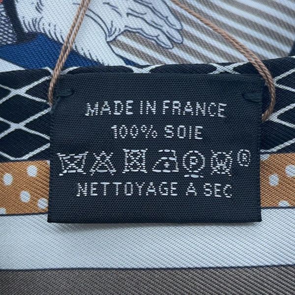 エルメス スカーフ ツイリー グラン・テアトル・ヌーヴォー Grand Theatre Nouveau HERMES シルク 2022年春夏 黒