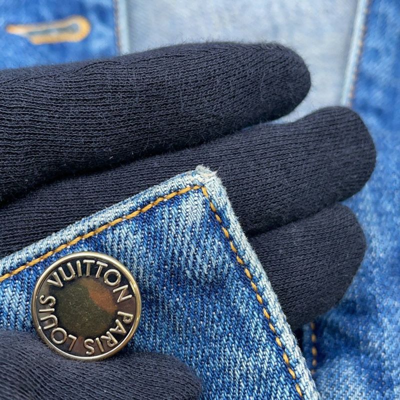 ルイヴィトン ジャケット デニム ストーンウォッシュデニム レディースサイズ34