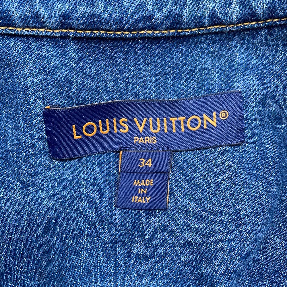 ルイヴィトン ジャケット デニム ストーンウォッシュデニム レディースサイズ34