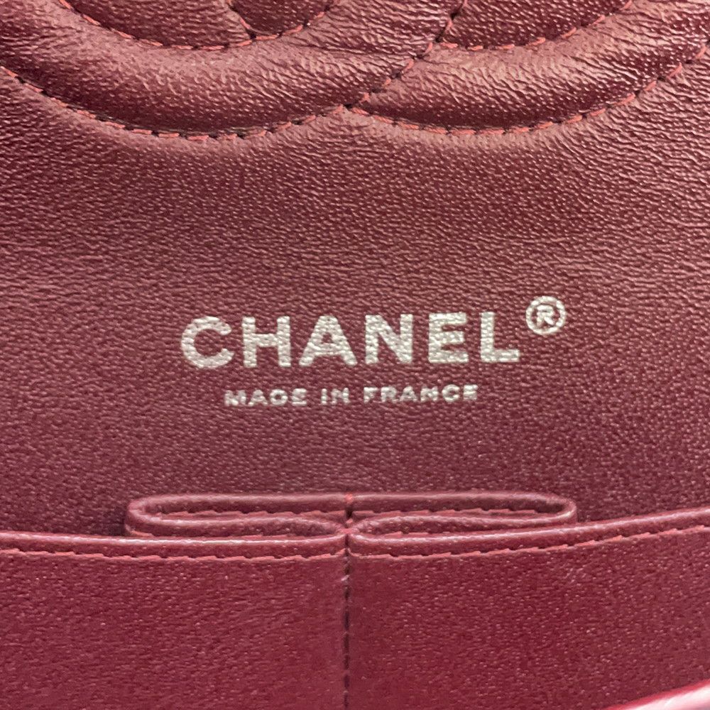 シャネル チェーンショルダーバッグ マトラッセ25 ココマーク キャビアスキン ダブルチェーン A01112 CHANEL 黒