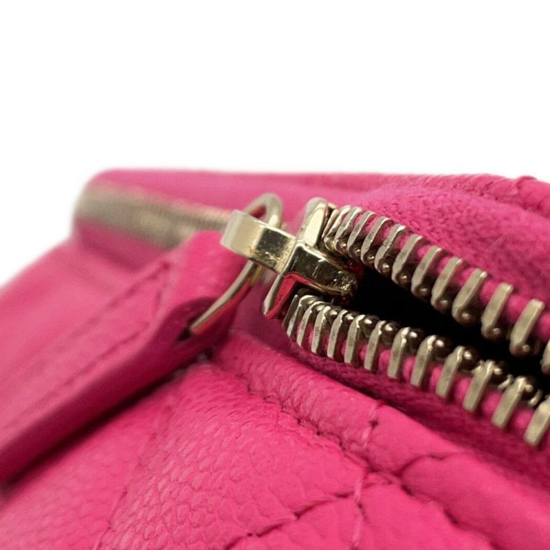 シャネル チェーンショルダーバッグ バニティケース ココマーク マトラッセ キャビアスキン AP1341 CHANEL