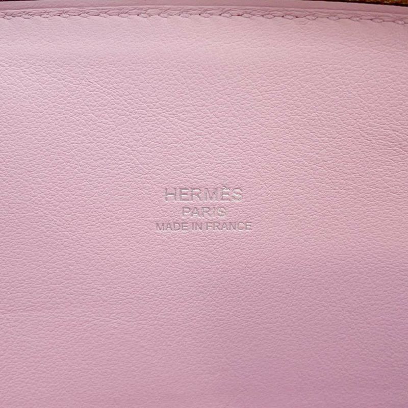 エルメス ボリード1923 25 ヴェルソ チャイ/モーヴシルベストル/シルバー金具 エバーカラー Z刻印 2wayショルダー