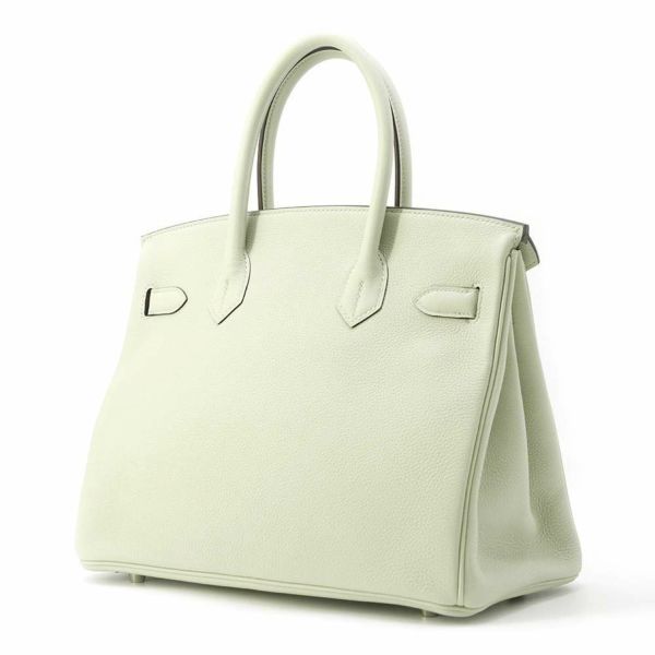 エルメス バーキン30 グリネヴェ/シルバー金具 トゴ W刻印 HERMES Birkin ハンドバッグ