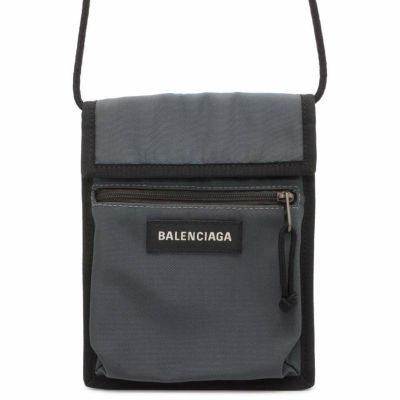 バレンシアガ ショルダーポーチ エクスプローラー サコッシュ ロゴ 532298 BALENCIAGA 黒 バッグ 安心保証 |  中古・新品ブランド販売ギャラリーレア公式通販