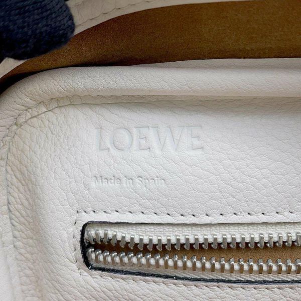 ロエベ ハンドバッグ アマソナ75 レザー 301.30.L03 LOEWE 2wayショルダーバッグ 白