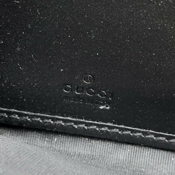 グッチ 長財布 グッチシマ ラウンドファスナー リボン レザー 388680 GUCCI 財布 黒