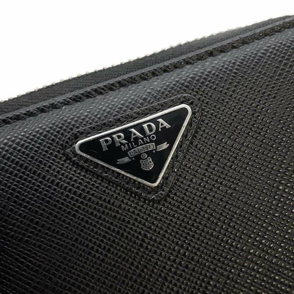 プラダ ショルダーカードケース サフィアーノ レザー 2MR021 PRADA カード 黒