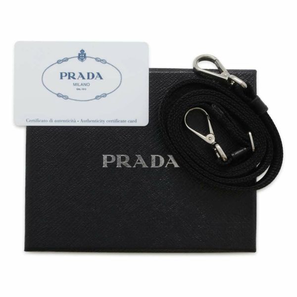 プラダ ショルダーカードケース サフィアーノ レザー 2MR021 PRADA カード 黒