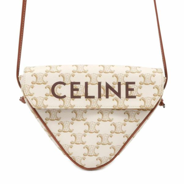 セリーヌ ショルダーバッグ トリオンフ トライアングル PVC 195902 CELINE バッグ ポシェット