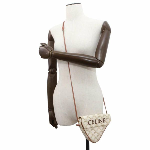 セリーヌ ショルダーバッグ トリオンフ トライアングル PVC 195902 CELINE バッグ ポシェット