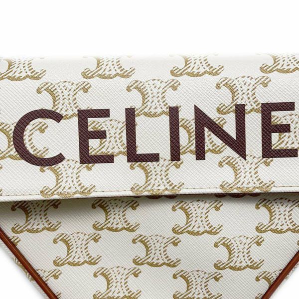 セリーヌ ショルダーバッグ トリオンフ トライアングル PVC 195902 CELINE バッグ ポシェット