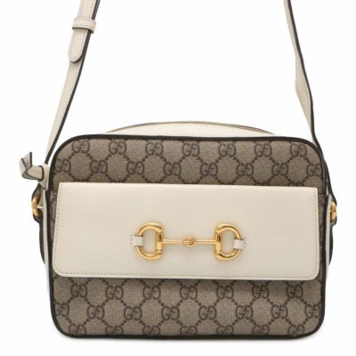 ☆グッチ ショルダーバッグ ホースビット 1955 GGスプリーム スモール 645454 GUCCI 斜め掛け 白 安心保証 |  中古・新品ブランド販売ギャラリーレア公式通販