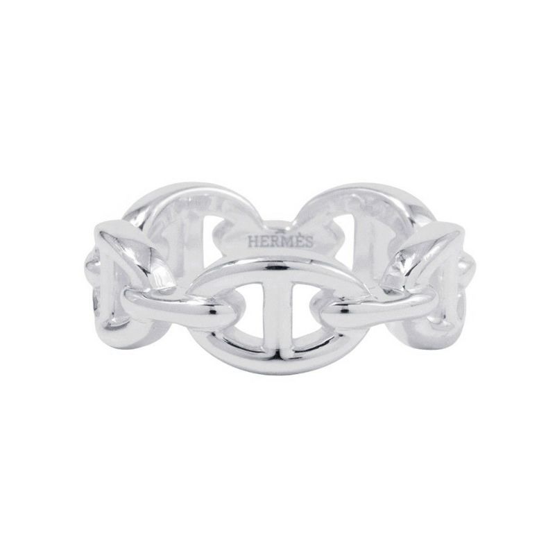 エルメス リング シェーヌダンクル アンシェネPM Enchainee SV925シルバー リングサイズ52 HERMES ジュエリー