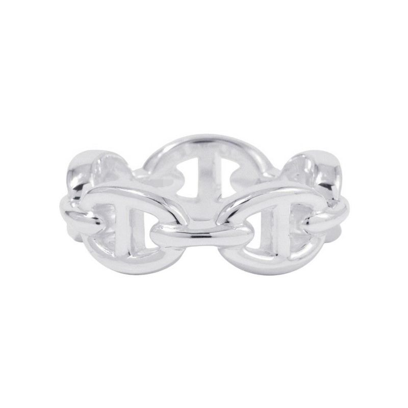 エルメス リング シェーヌダンクル アンシェネPM Enchainee SV925シルバー リングサイズ52 HERMES ジュエリー