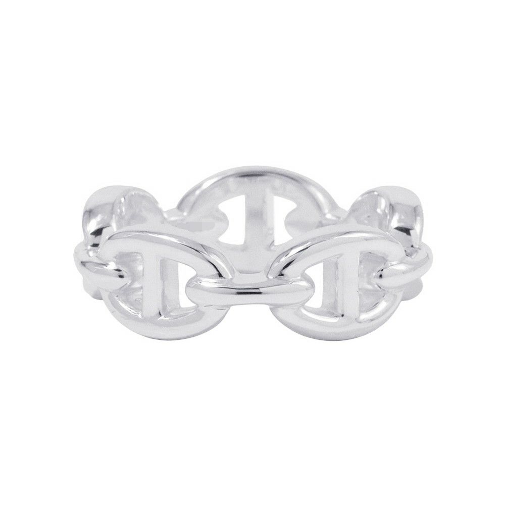 エルメス リング シェーヌダンクル アンシェネPM Enchainee SV925シルバー リングサイズ52 HERMES ジュエリー