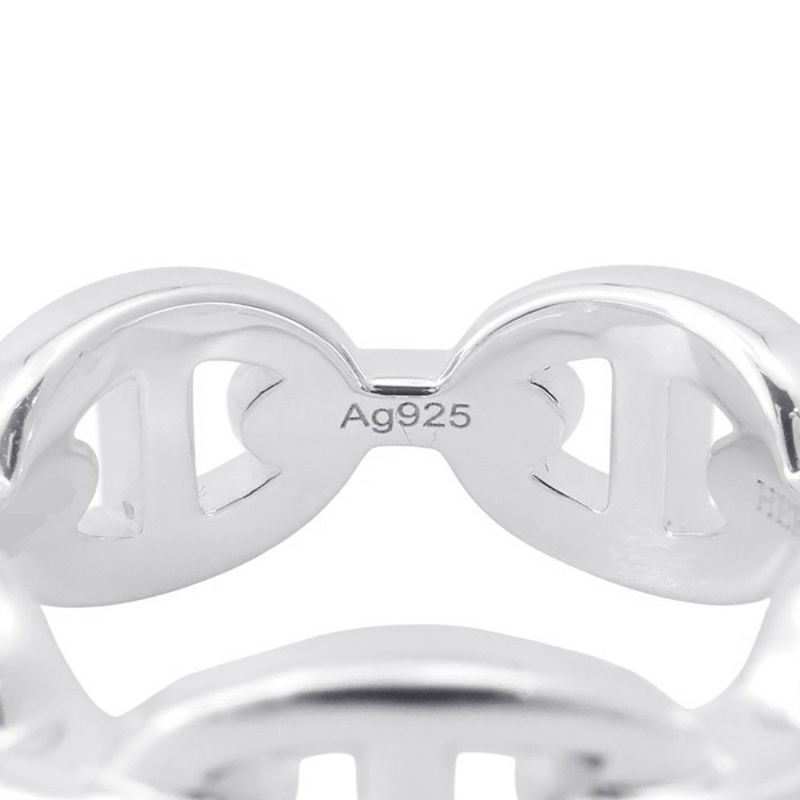 エルメス リング シェーヌダンクル アンシェネPM Enchainee SV925シルバー リングサイズ52 HERMES ジュエリー