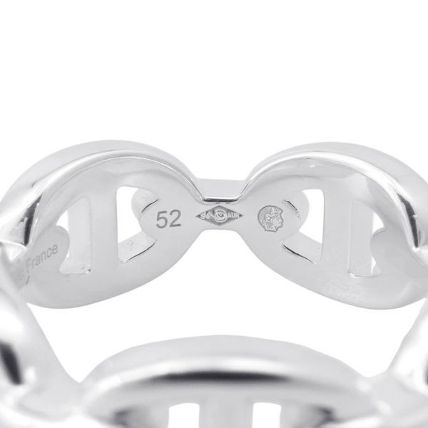 エルメス リング シェーヌダンクル アンシェネPM Enchainee SV925シルバー リングサイズ52 HERMES ジュエリー