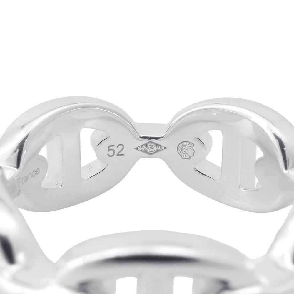 エルメス リング シェーヌダンクル アンシェネPM Enchainee SV925シルバー リングサイズ52 HERMES ジュエリー