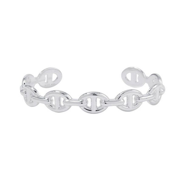 エルメス ブレスレット シェーヌダンクル アンシェネ バングル SV925シルバー サイズSH HERMES バングル