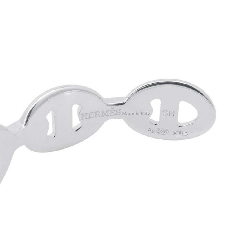 エルメス ブレスレット シェーヌダンクル アンシェネ バングル SV925シルバー サイズSH HERMES バングル