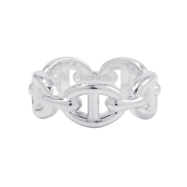 エルメス リング シェーヌダンクル アンシェネPM Enchainee SV925シルバー リングサイズ51 HERMES ジュエリー