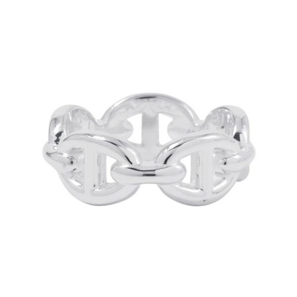 エルメス リング シェーヌダンクル アンシェネPM Enchainee SV925シルバー リングサイズ51 HERMES ジュエリー