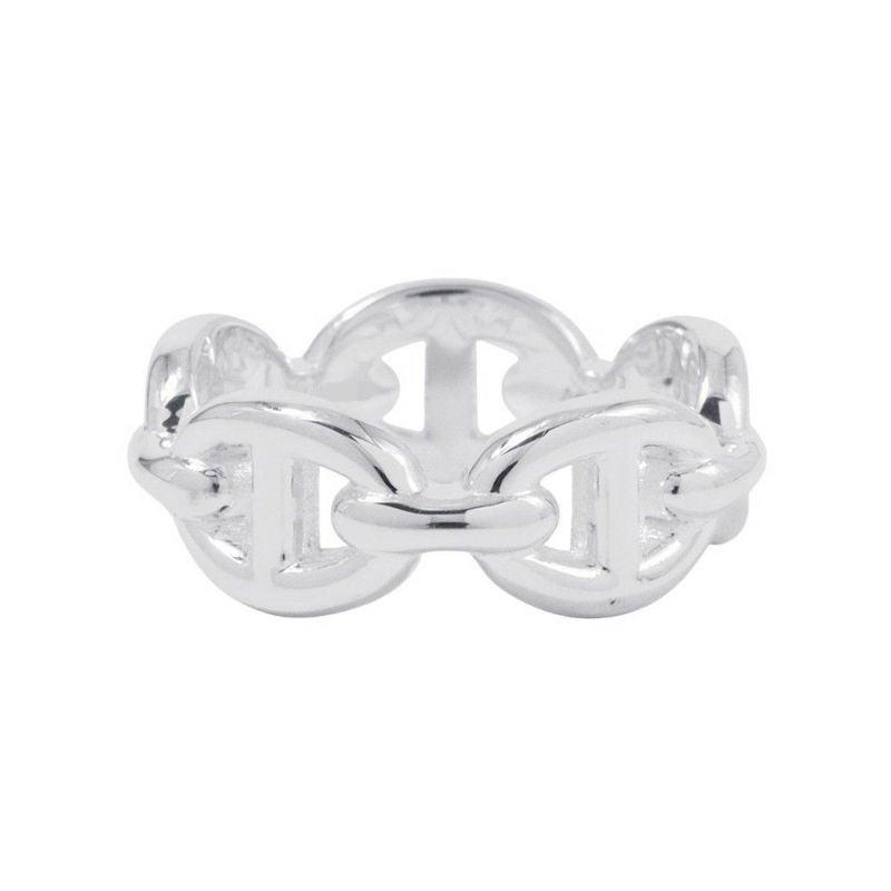 エルメス リング シェーヌダンクル アンシェネPM Enchainee SV925シルバー リングサイズ51 HERMES ジュエリー