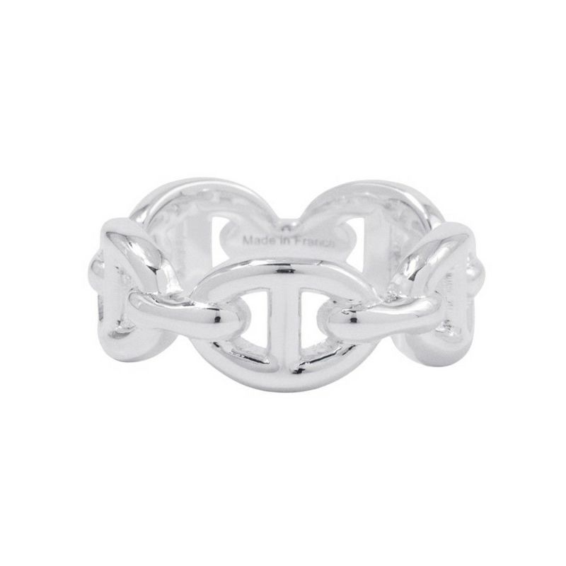 エルメス リング シェーヌダンクル アンシェネPM Enchainee SV925シルバー リングサイズ51 HERMES ジュエリー