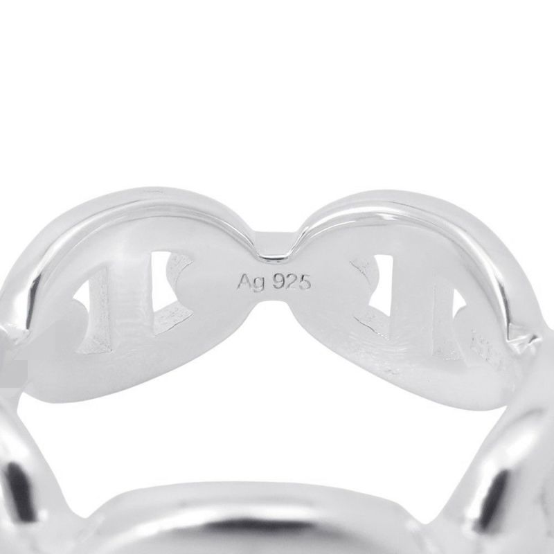 エルメス リング シェーヌダンクル アンシェネPM Enchainee SV925シルバー リングサイズ51 HERMES ジュエリー