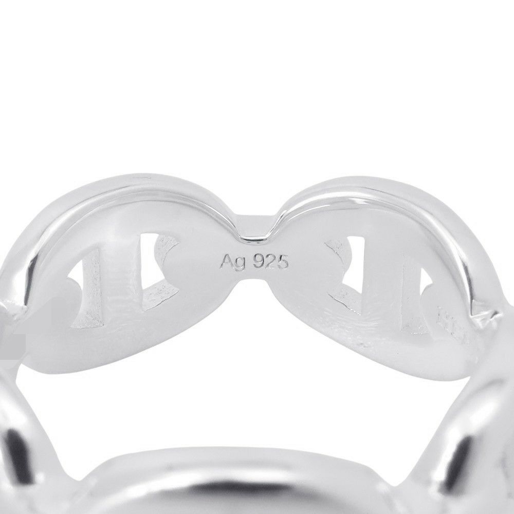 エルメス リング シェーヌダンクル アンシェネPM Enchainee SV925シルバー リングサイズ51 HERMES ジュエリー