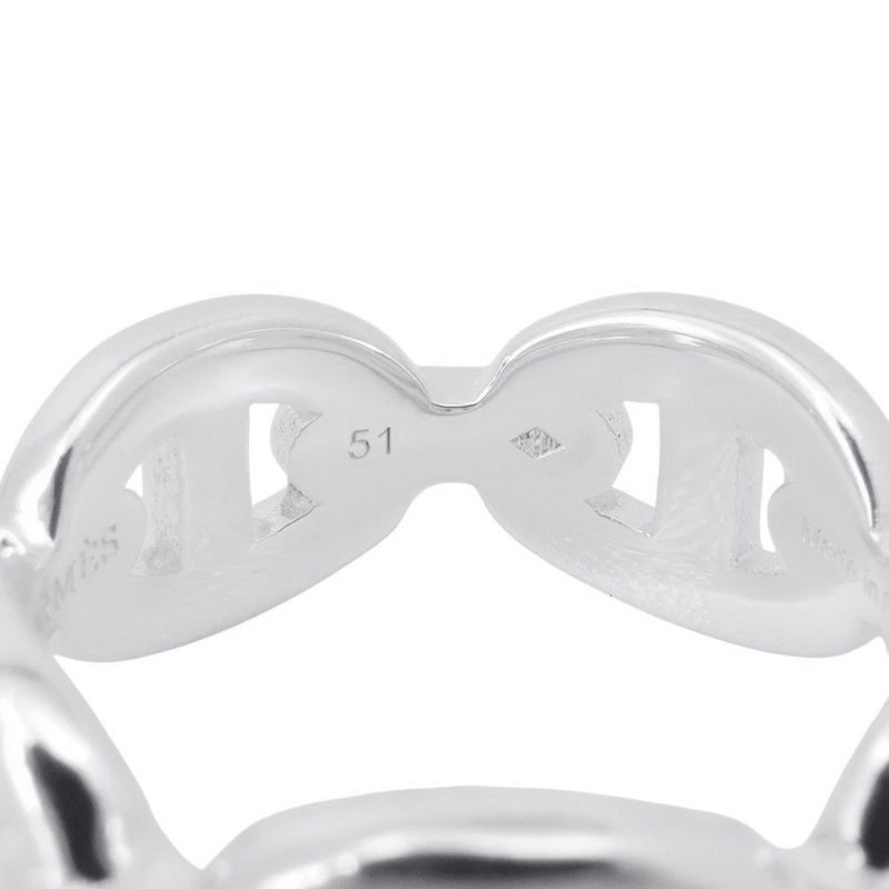 エルメス リング シェーヌダンクル アンシェネPM Enchainee SV925シルバー リングサイズ51 HERMES ジュエリー