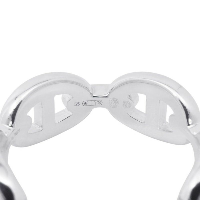 エルメス リング シェーヌダンクル アンシェネPM Enchainee SV925シルバー リングサイズ55 HERMES ジュエリー